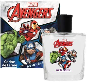 Corine De Farme, Avengers, Children's Perfume, Disney Eau De Toilette, Perfume for Children from 3 Years, 50 ml, Clean Beauty Formulation, 100% Made in France