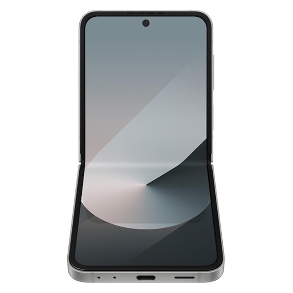 Samsung Galaxy Z Flip6 5G (256 Go, 12 Go) AMOLED pliable 6,7", caméra 50 MP 4K, Snapdragon 8 (modèle international pour Verizon, T-Mobile, Global) F741W (ombre argentée)