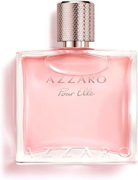 Azzaro Pour Elle - Eau de Parfum pour Femme - Florale, Boisée et Fruitée - Parfum Gourmand - Accords de Citron, Rose et Bois de Santal - Spray Vaporisateur - 100 ml