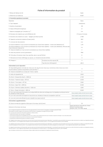 Apple iPhone 16 (128 Go) - Noir