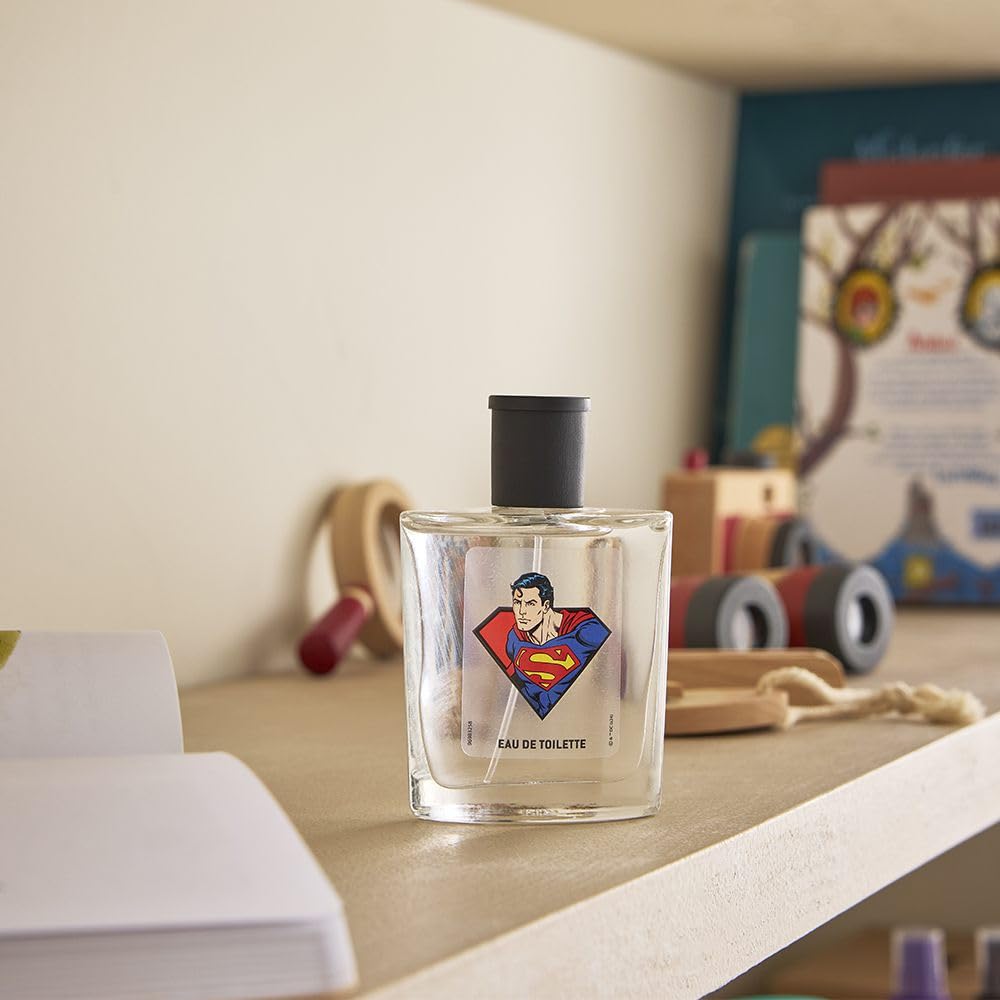 Corine de Farme - Superman Eau de Toilette - Fragrance for Children - Clean Beauty Formulation, Made in France - Fruity and Woody Scent - 50 ml