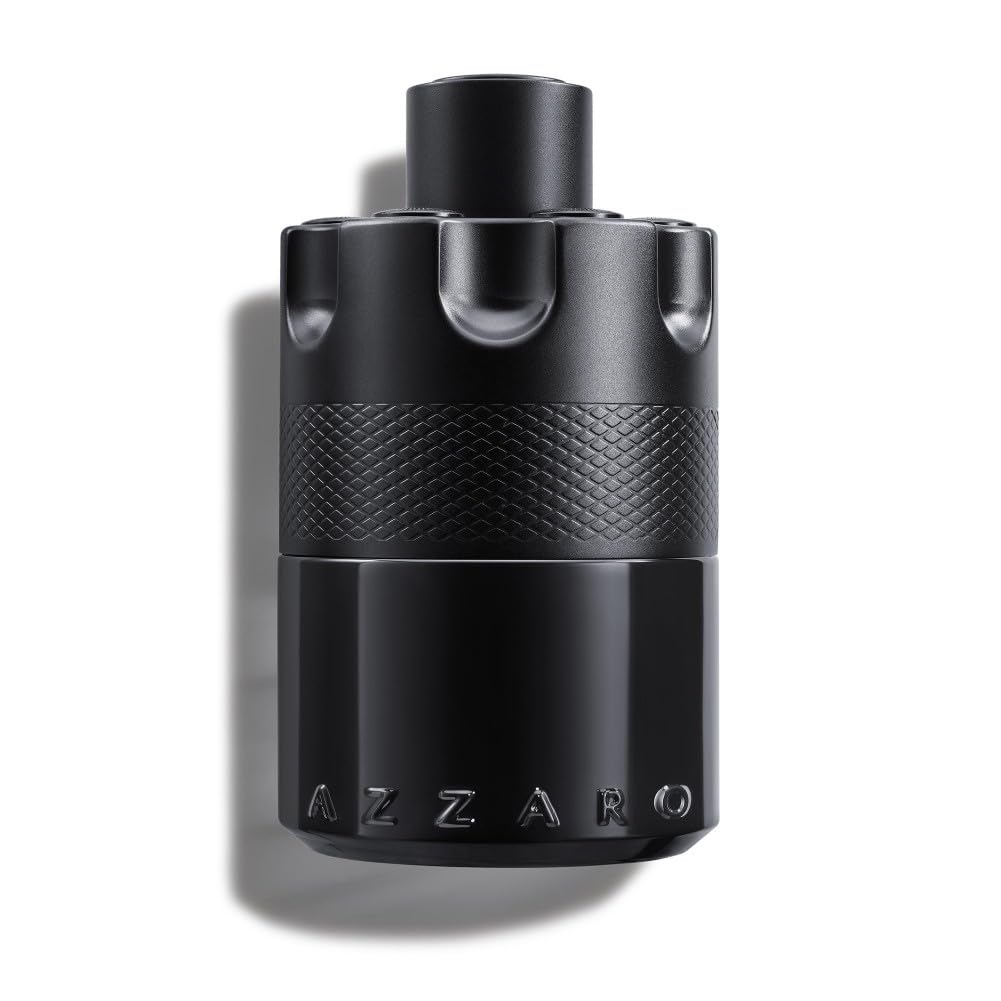 AZZARO The Most Wanted - Eau De Parfum Intense Homme - Fougère Ambré Boisé - Cardamome, Caramel Fondant & Bois Ambré - Tenue Longue Durée - Spray Vaporisateur
