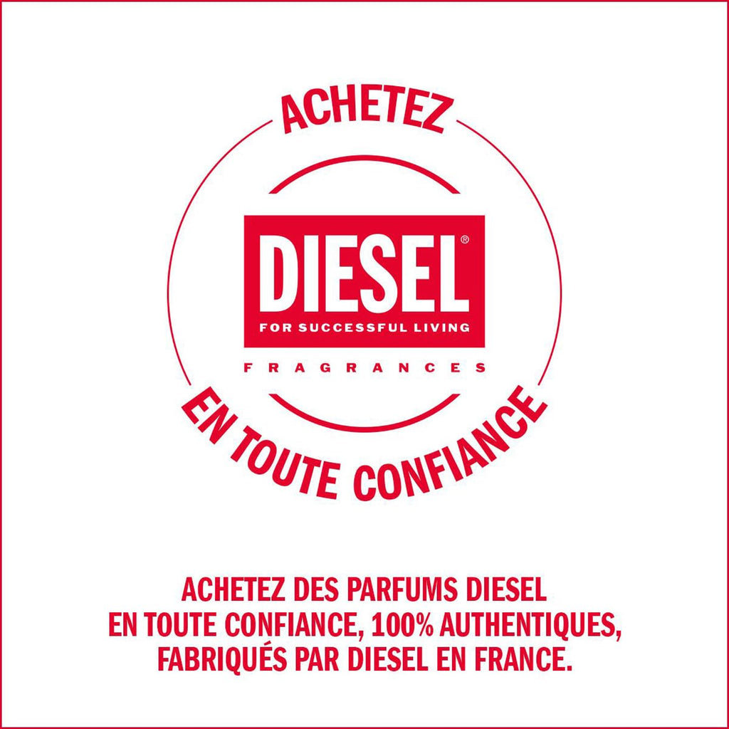 DIESEL Only The Brave - Eau De Toilette Homme - Boisé Ambré - Citron Frais, Ambre & Accord de Cuir - Tenue Longue Durée - Spray Vaporisateur