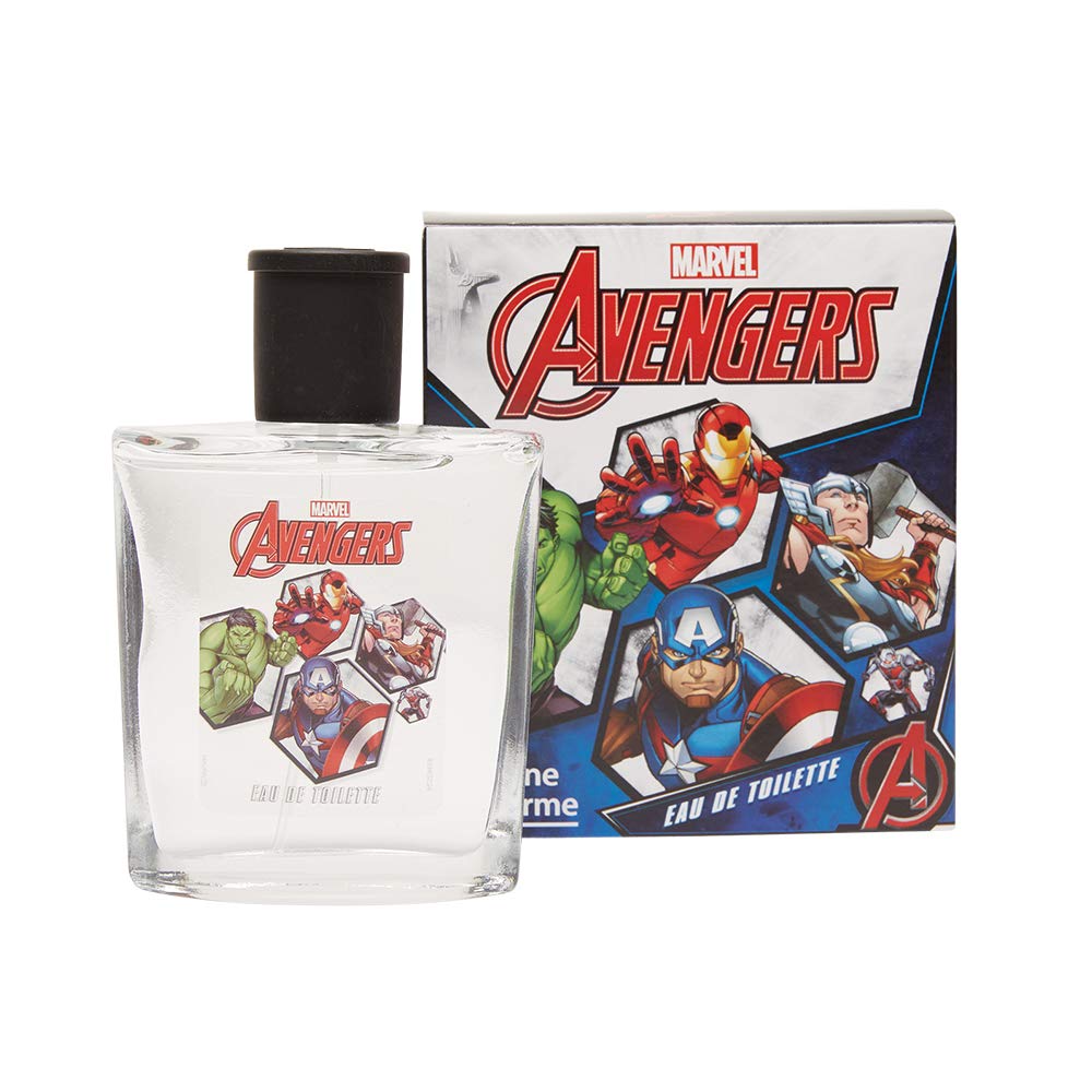 Corine De Farme, Avengers, Children's Perfume, Disney Eau De Toilette, Perfume for Children from 3 Years, 50 ml, Clean Beauty Formulation, 100% Made in France