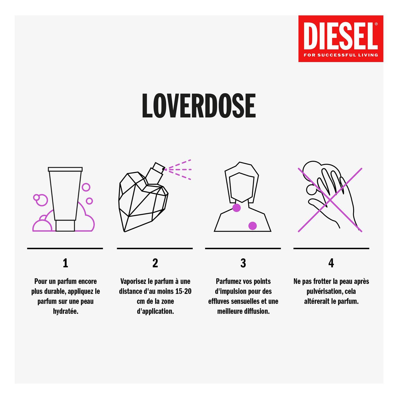 Diesel Loverdose Women's Eau de Parfum Spray Floral Fragrance