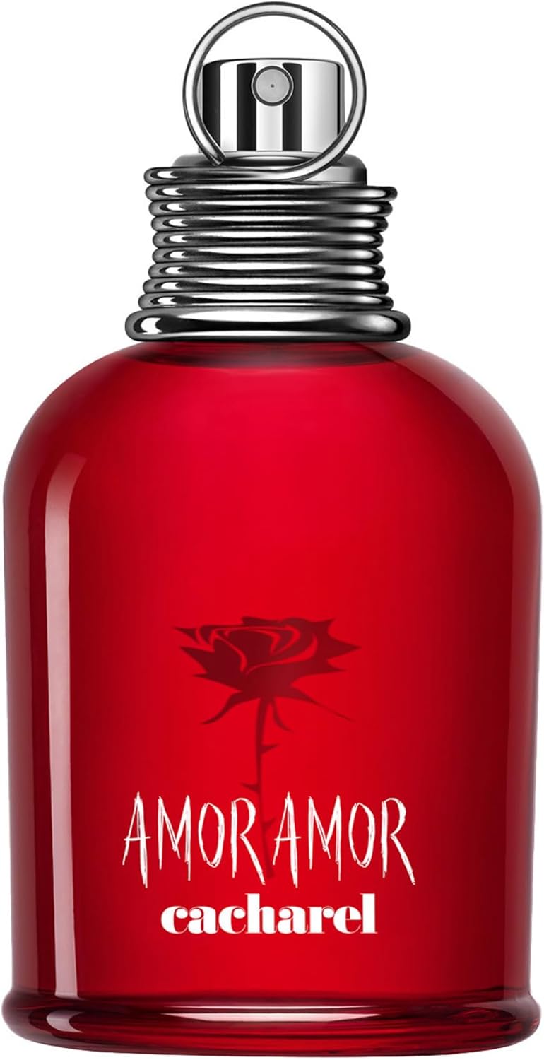 Cacharel - Amor Amor - Eau De Toilette - Parfum Sensuel, Doux et Romantique pour Femme - Une Fragrance Florale, Fruitée et Ambrée - Parfum de Luxe pour Femme