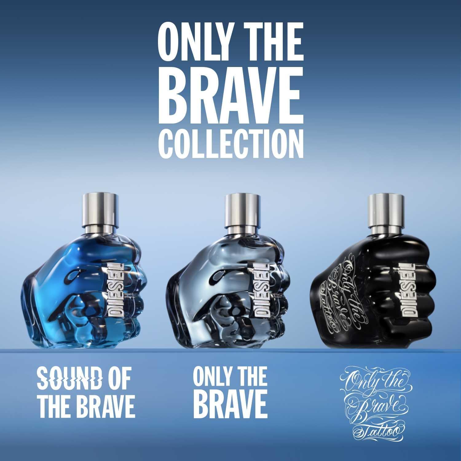 Diesel Sound Of The Brave, Eau de Toilette Spray for Men, Spicy and Refreshing Scent, 50 ml