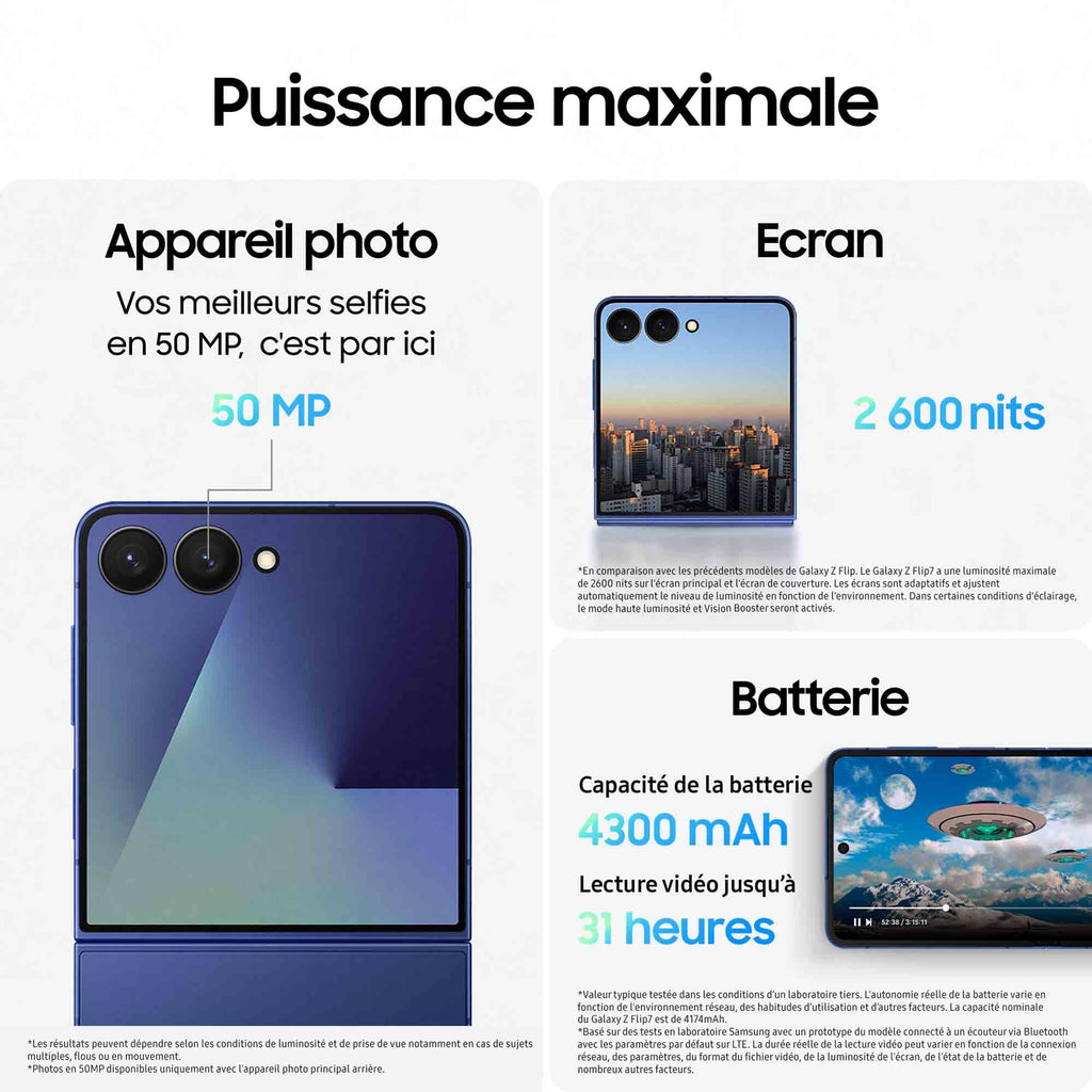 Samsung Galaxy Z Flip7, Android 5G Smartphone with Galaxy AI, 256GB, 25W Fast Mains Charger Included, Unlocked Smartphone, Coral, FR Version