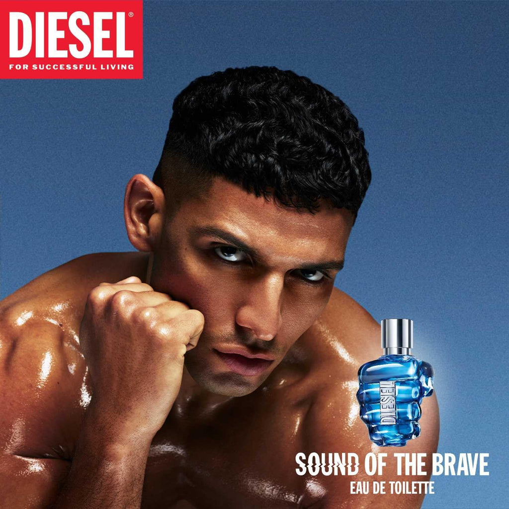 Diesel Sound Of The Brave, Eau de Toilette Spray for Men, Spicy and Refreshing Scent, 50 ml
