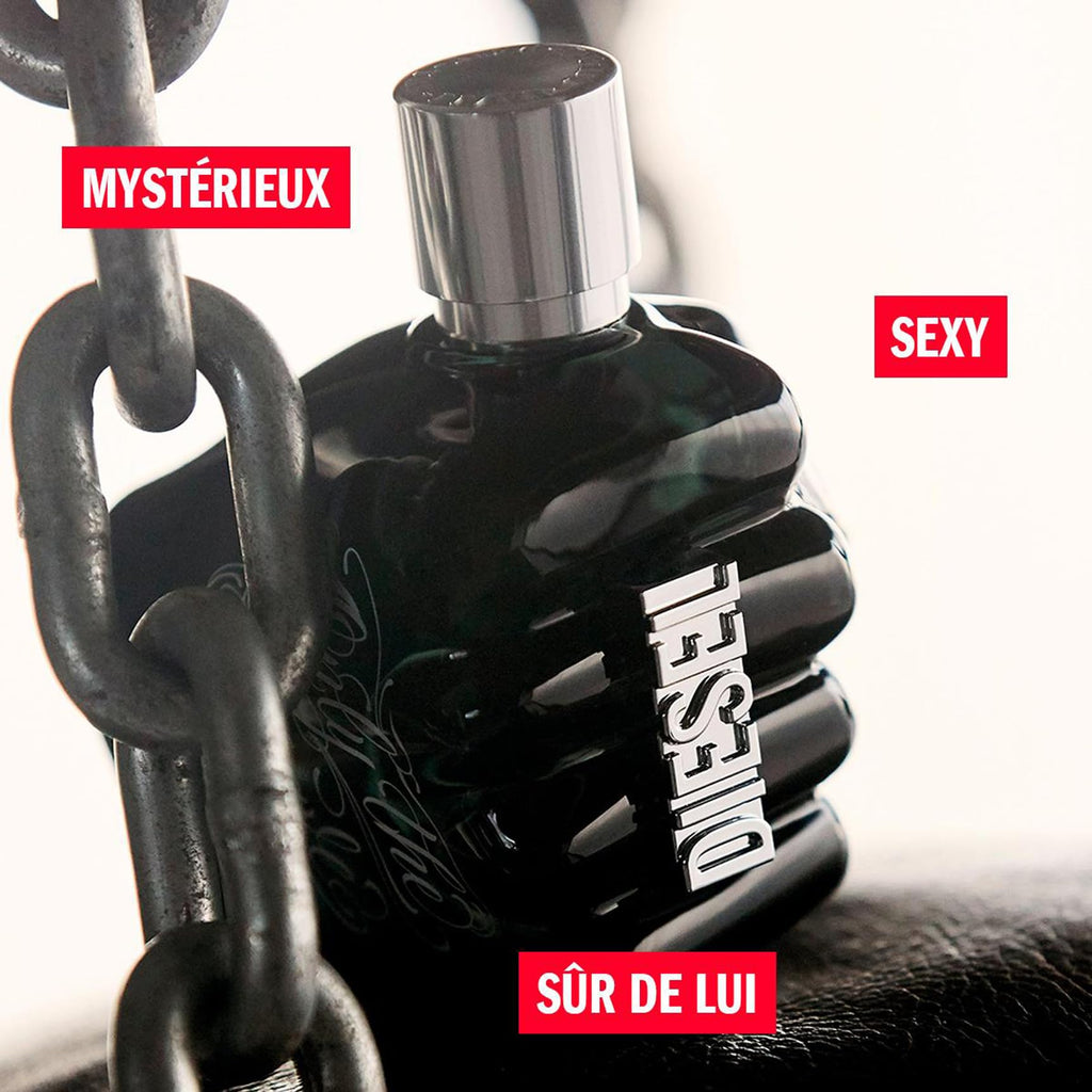 DIESEL Only The Brave Tattoo - Eau De Toilette Homme - Boisé - Accord Pomme Granny Smith, Bois Ambrés & Tabac Narguilé - Tenue Longue Durée - Spray Vaporisateur