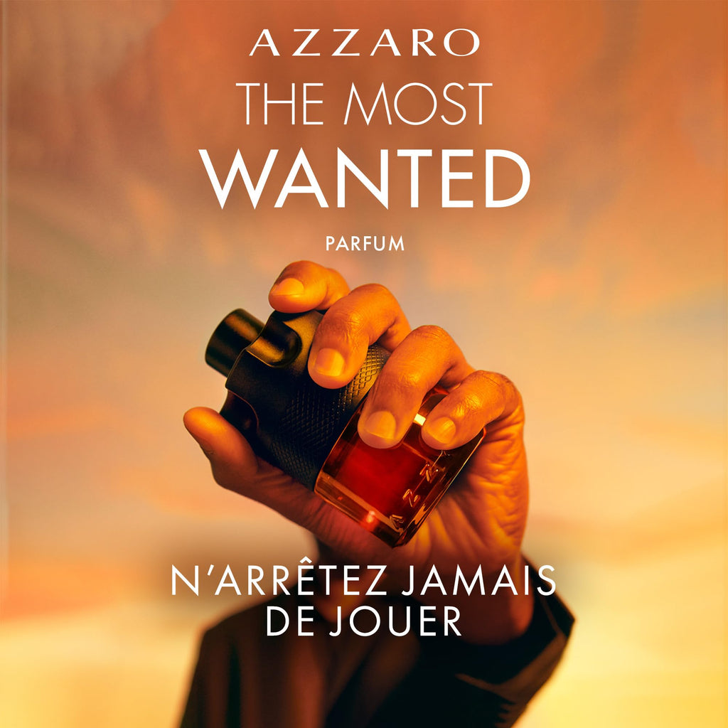 AZZARO The Most Wanted - Parfum Homme - Fougère Ambré Épicé - Gingembre, Vanille Bourbon & Bois Ambré - Tenue Longue Durée - Spray Vaporisateur