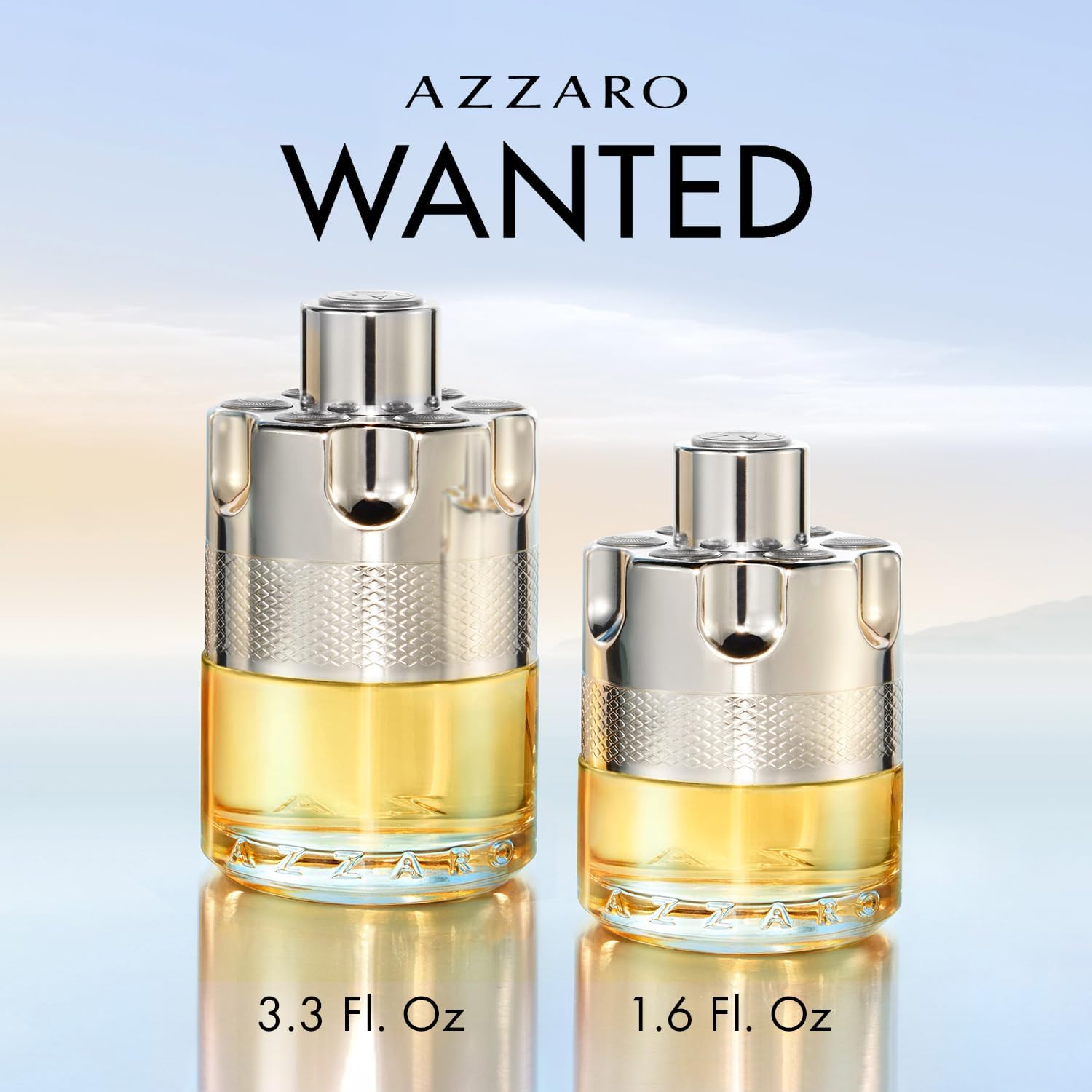 AZZARO Wanted - Eau De Toilette Homme - Boisé Agrume Épicé - Cardamome, Vétiver & Citron - Tenue Longue Durée - Spray Vaporisateur