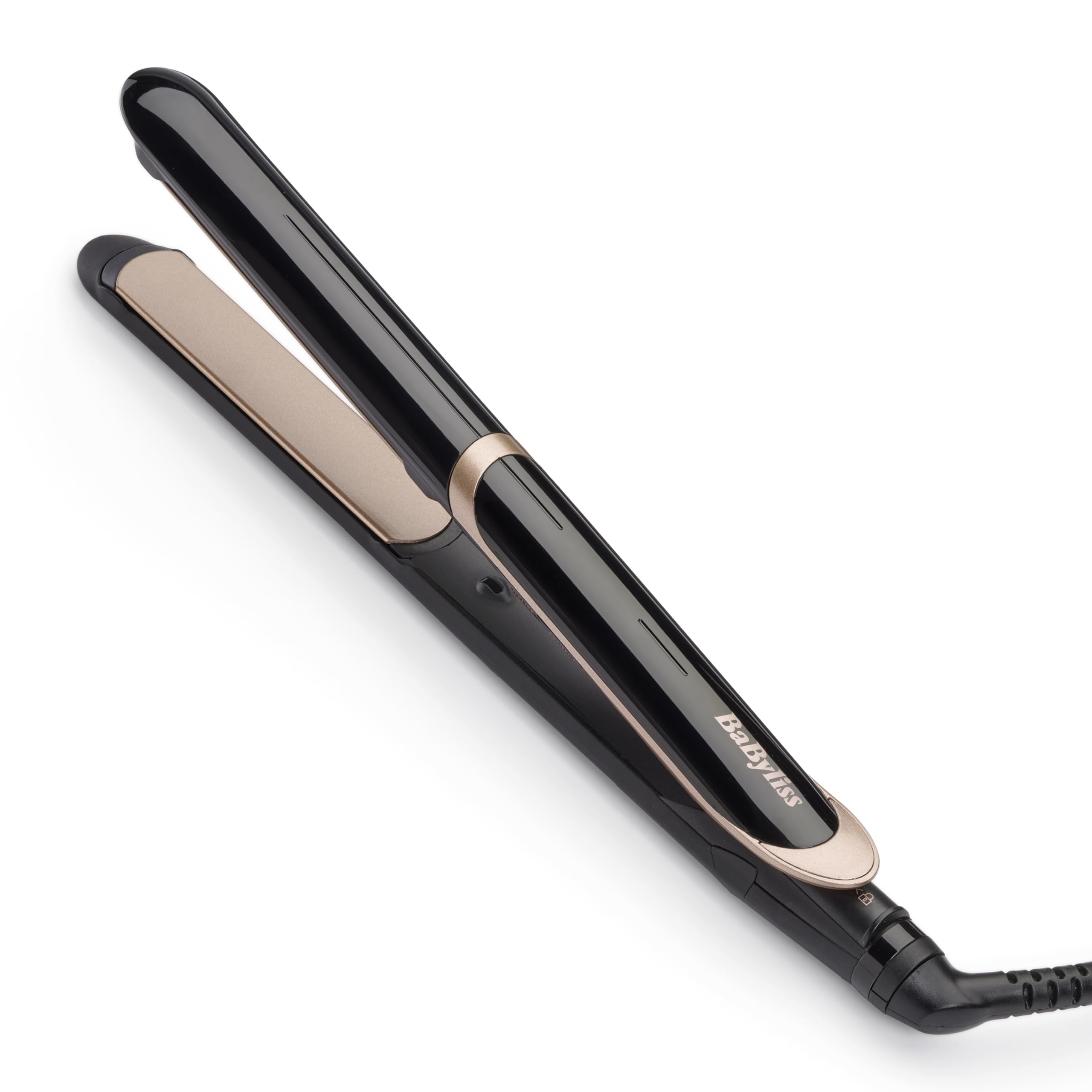 BaByliss Super Smooth Hair Straightener - Ionic Anti-Frizz Technology, Heat Resistant Mat, Ceramic Plates for Perfect Straightening, Ultra-Fast Heating, Temperatures 140-235°C, ST393E