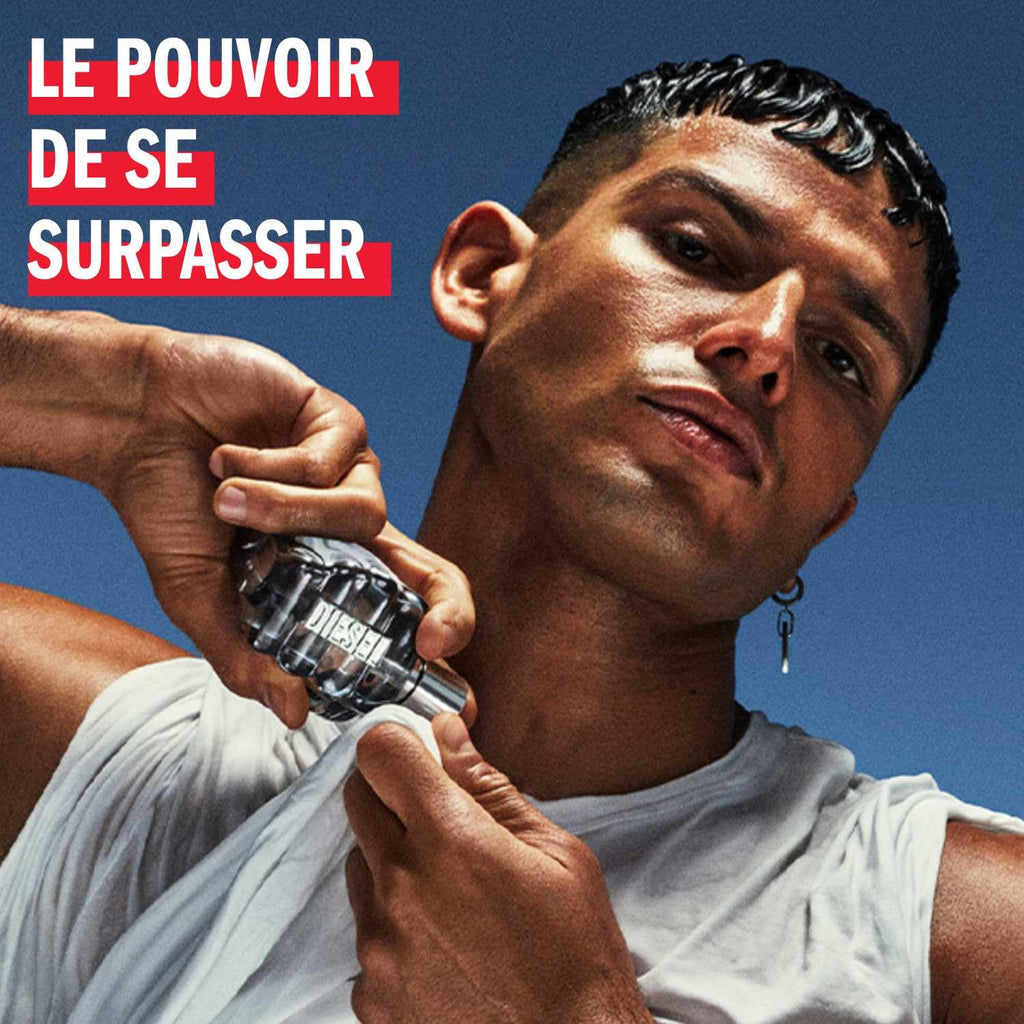 DIESEL Only The Brave - Eau De Toilette Homme - Boisé Ambré - Citron Frais, Ambre & Accord de Cuir - Tenue Longue Durée - Spray Vaporisateur