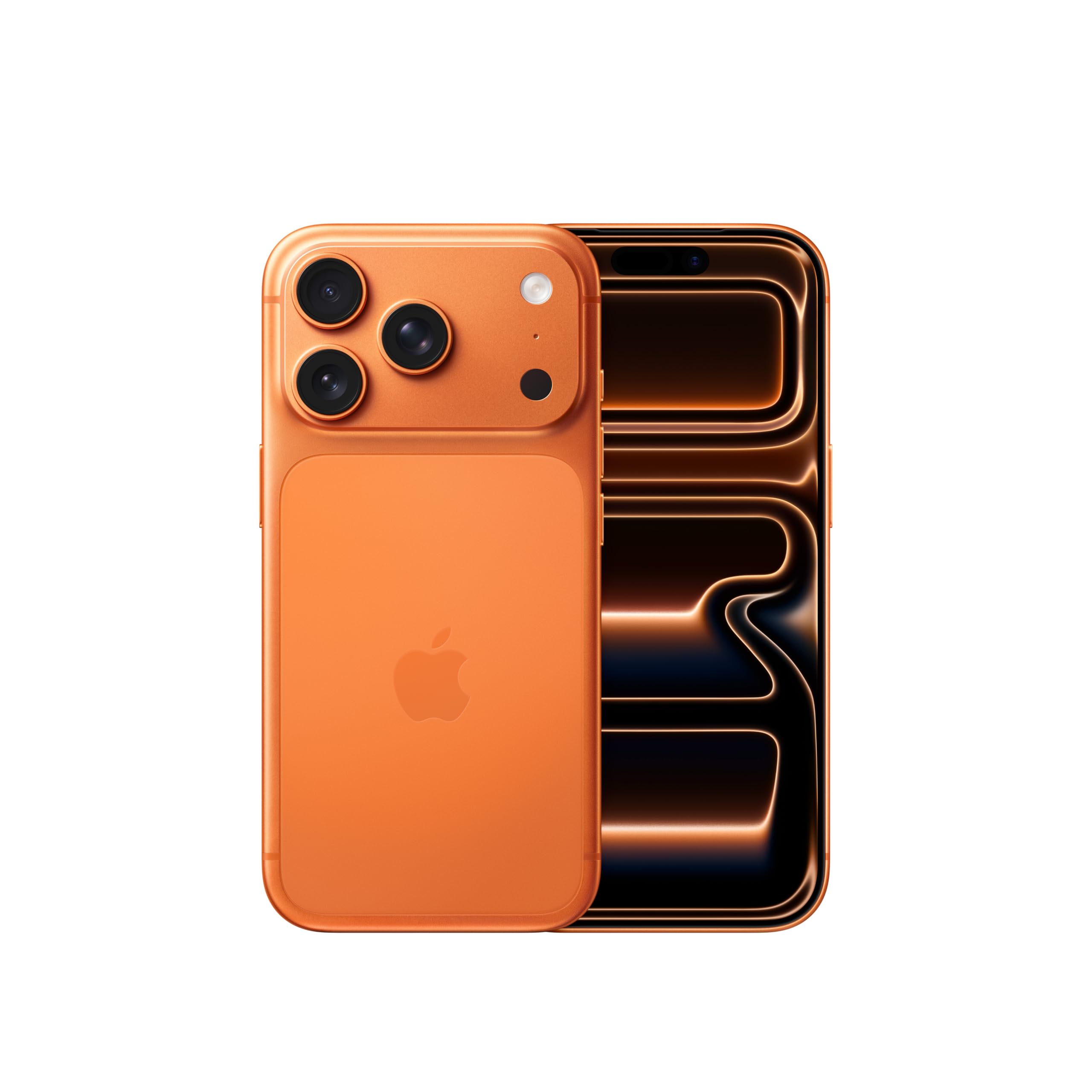 Apple iPhone 17 Pro 256GB: 6.3-inch screen up to 120Hz, A19 Pro chip, Prodigious battery life, Pro Fusion camera system with Front Center Stage camera; Cosmic Orange