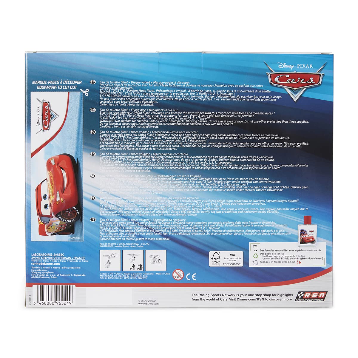 Corine De Farme, Avengers, Children's Perfume, Disney Eau De Toilette, Perfume for Children from 3 Years, 50 ml, Clean Beauty Formulation, 100% Made in France