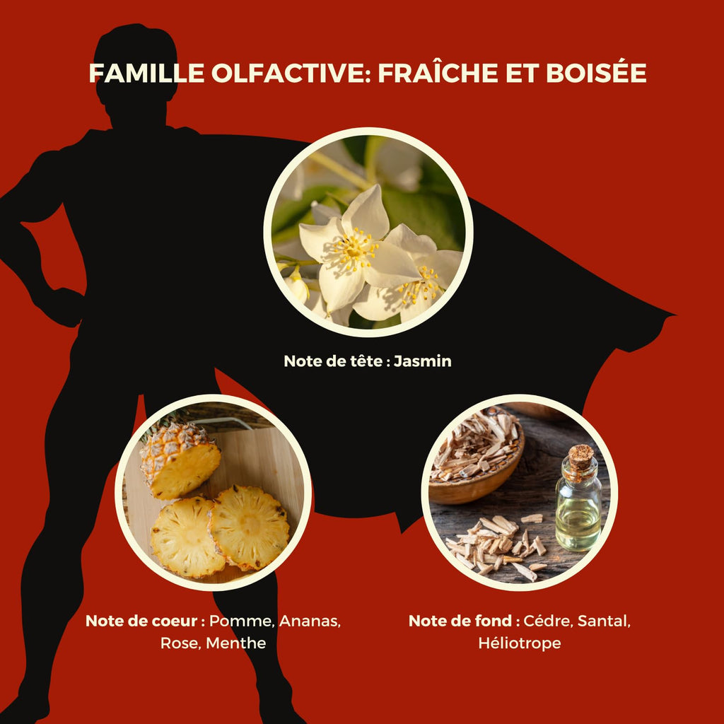 Corine De Farme, Avengers, Children's Perfume, Disney Eau De Toilette, Perfume for Children from 3 Years, 50 ml, Clean Beauty Formulation, 100% Made in France