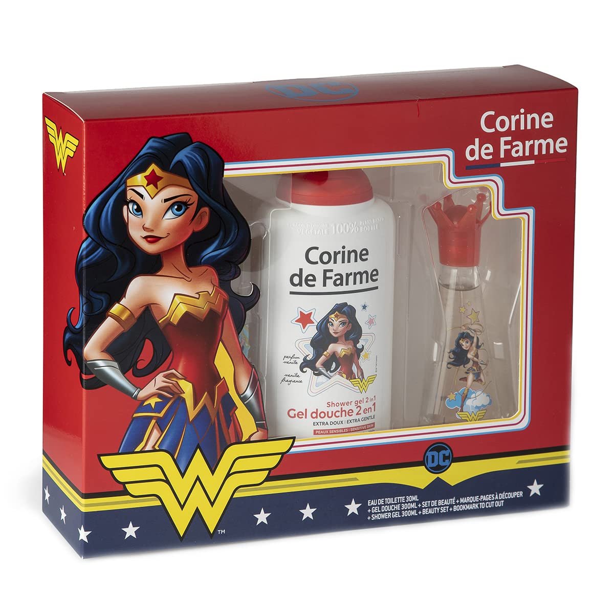 Corine De Farme, Avengers, Children's Perfume, Disney Eau De Toilette, Perfume for Children from 3 Years, 50 ml, Clean Beauty Formulation, 100% Made in France