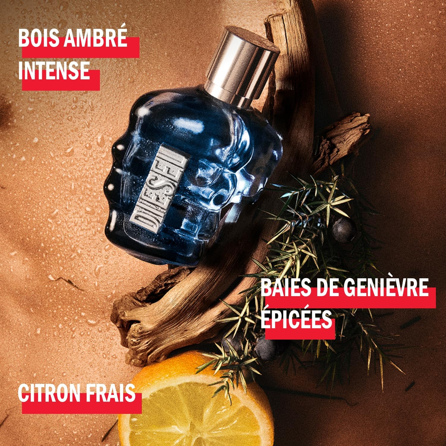 Diesel Sound Of The Brave, Eau de Toilette Spray for Men, Spicy and Refreshing Scent, 50 ml