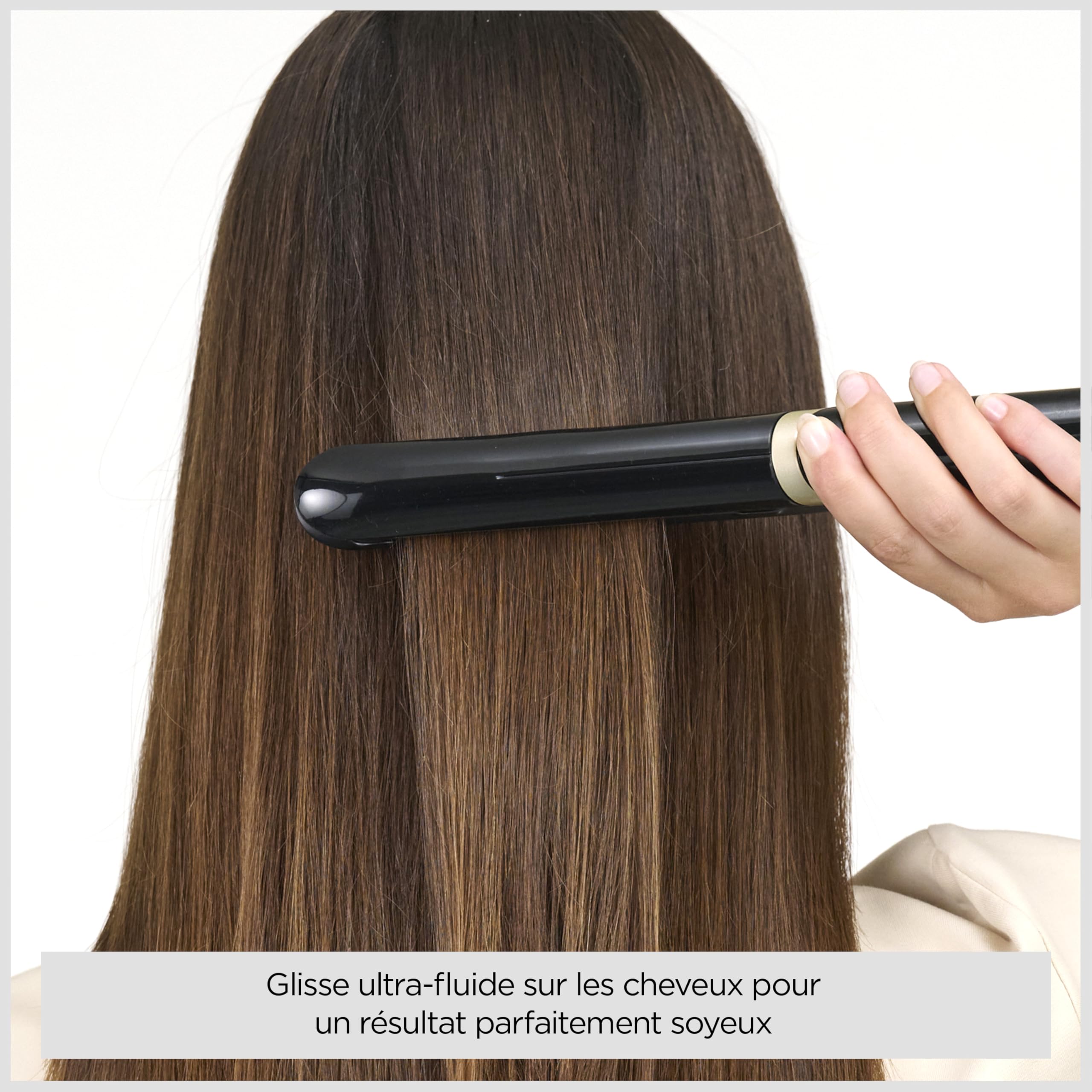 BaByliss Super Smooth Hair Straightener - Ionic Anti-Frizz Technology, Heat Resistant Mat, Ceramic Plates for Perfect Straightening, Ultra-Fast Heating, Temperatures 140-235°C, ST393E