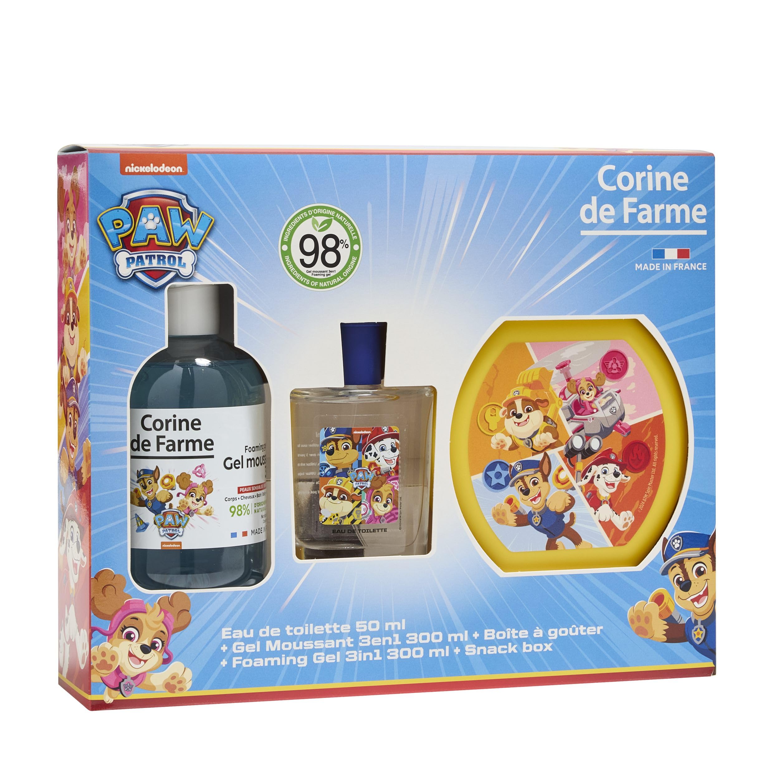 Corine De Farme, Avengers, Children's Perfume, Disney Eau De Toilette, Perfume for Children from 3 Years, 50 ml, Clean Beauty Formulation, 100% Made in France