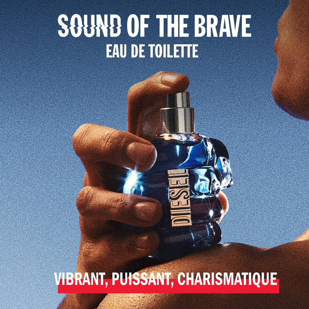Diesel Sound Of The Brave, Eau de Toilette Spray for Men, Spicy and Refreshing Scent, 50 ml