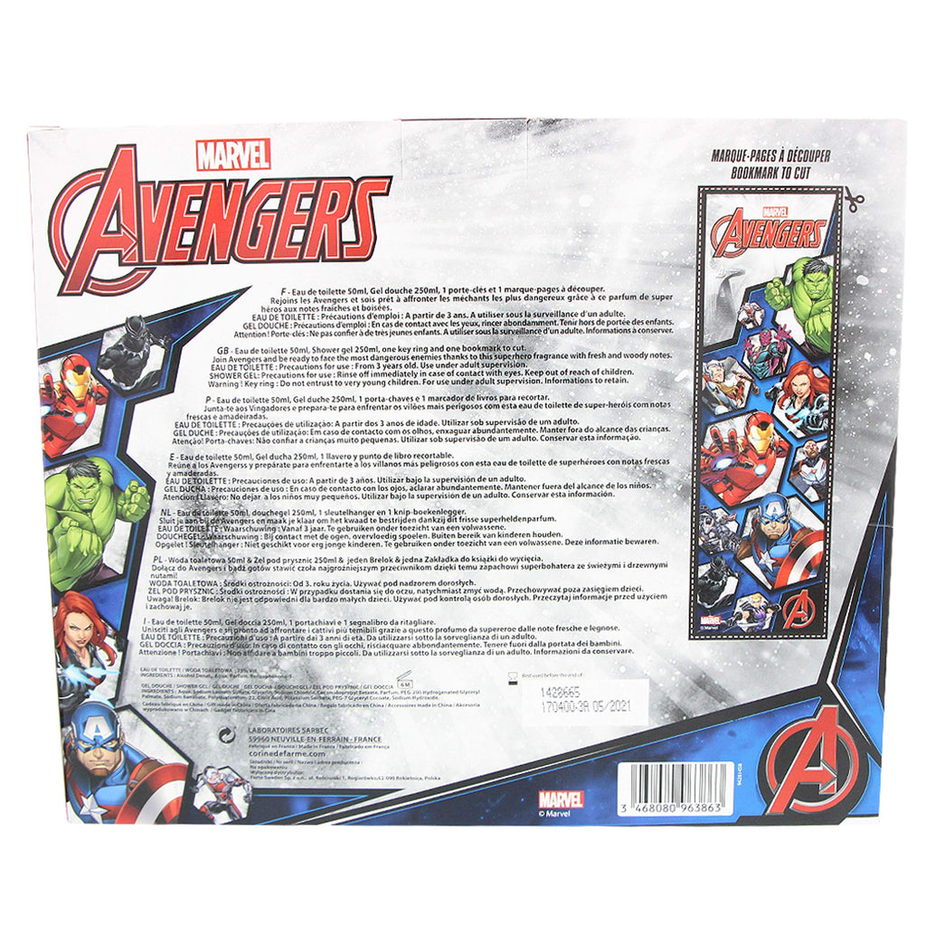 Corine De Farme, Avengers, Children's Perfume, Disney Eau De Toilette, Perfume for Children from 3 Years, 50 ml, Clean Beauty Formulation, 100% Made in France