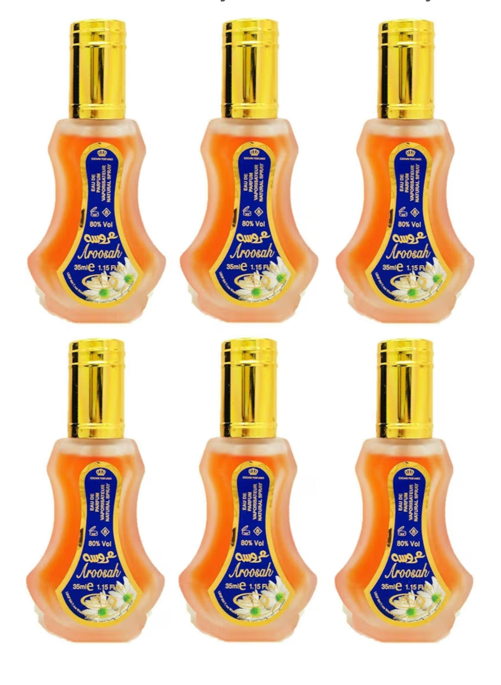 Al Rehab Aroosah Collection Attar Fragrance Spray 35ml