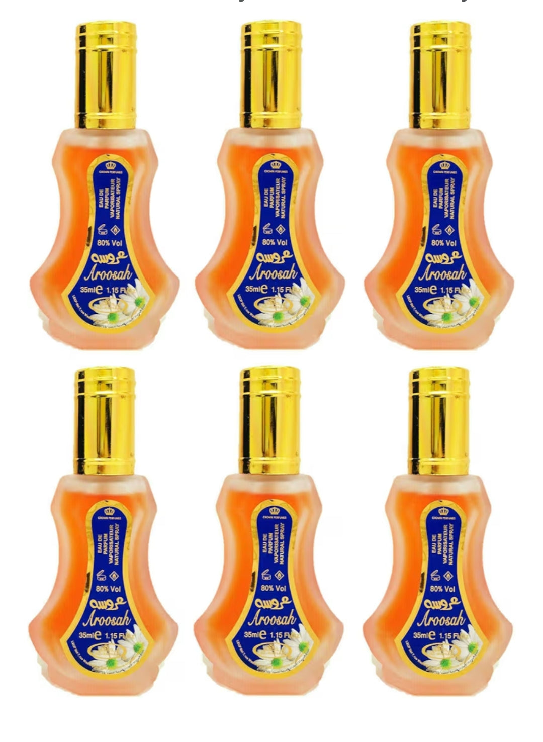 Al Rehab Aroosah Collection Attar Fragrance Spray 35ml