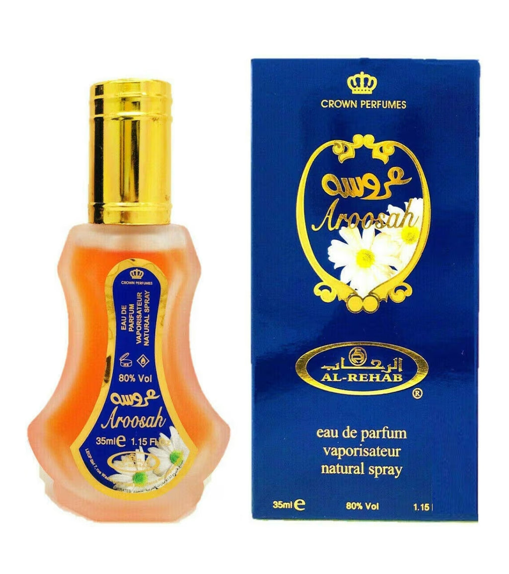 Al Rehab Aroosah Collection Attar Fragrance Spray 35ml
