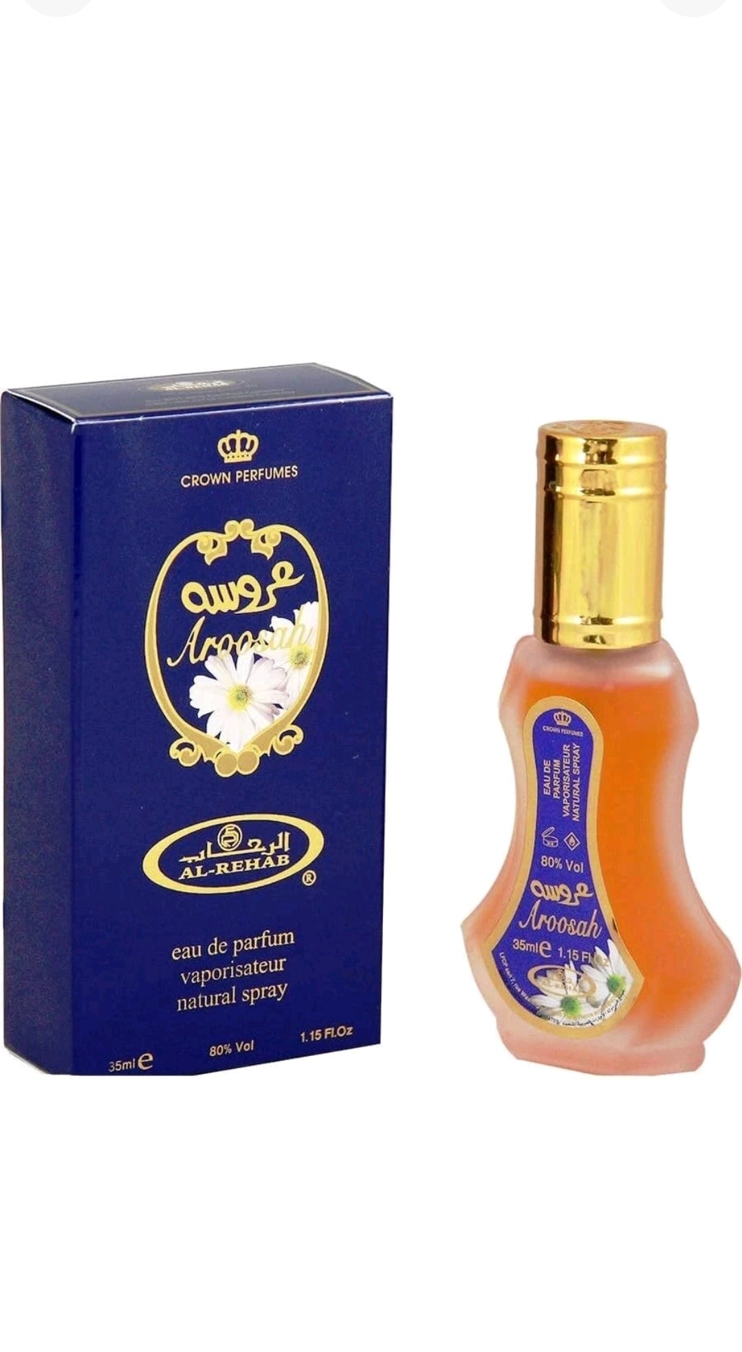 Al Rehab Aroosah Collection Attar Fragrance Spray 35ml