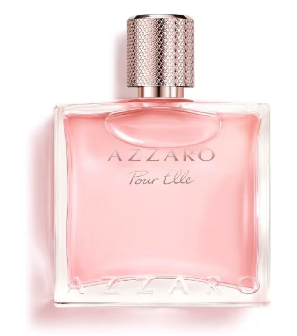 Azzaro Pour Elle - Eau de Parfum pour Femme - Florale, Boisée et Fruitée - Parfum Gourmand - Accords de Citron, Rose et Bois de Santal - Spray Vaporisateur - 100 ml